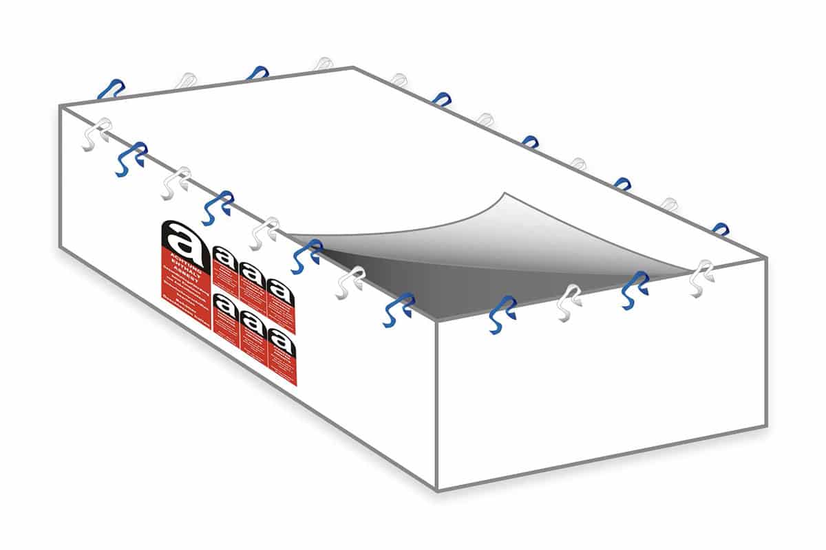 Asbest containerzak - 620 x 240 x 160cm (25m³)