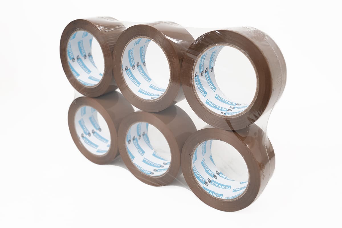 High Tack tape bruin - 48mm x 66m