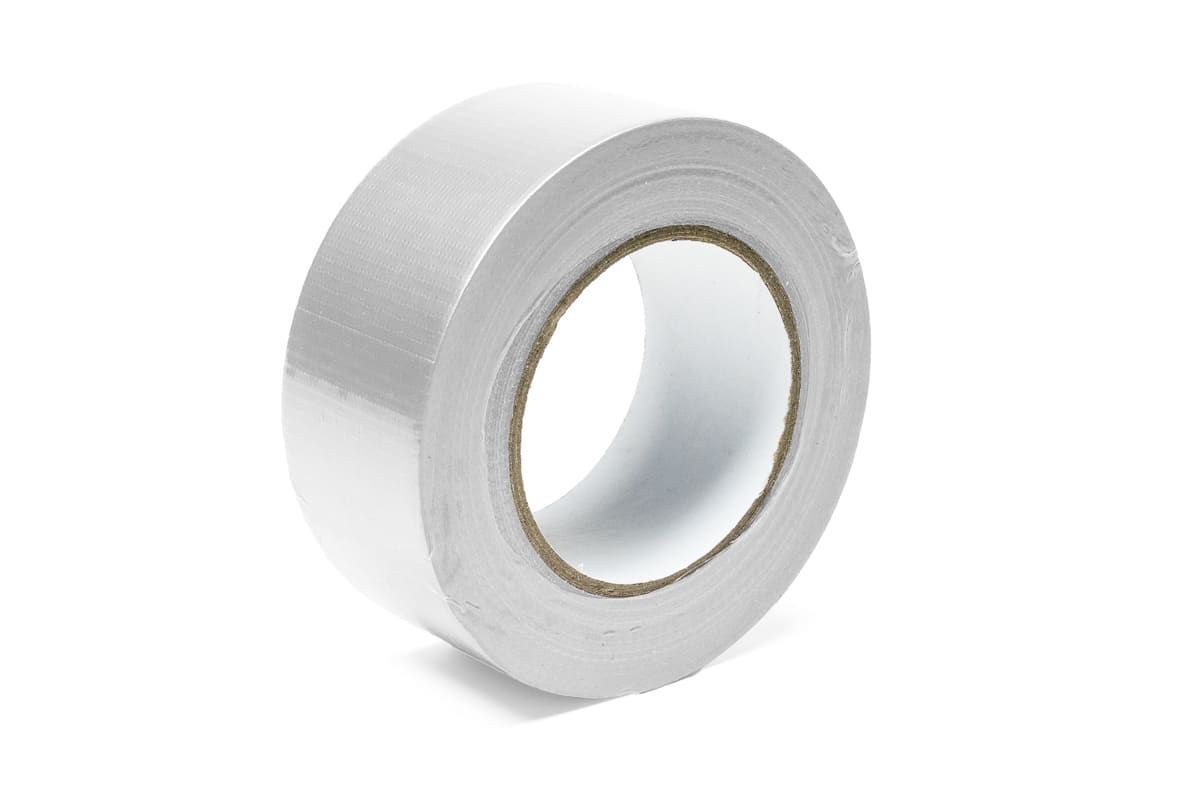 Duct tape zwart - 50mm x 50m wit, 48.0000 millimeter