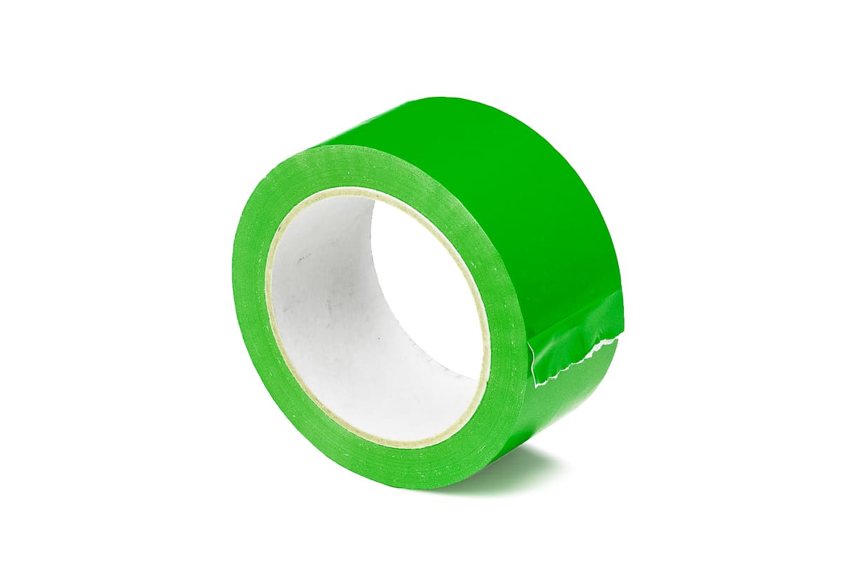 PVC tape groen - 50mm x 66m