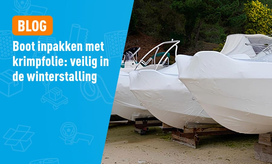 Krimpfolie voor boot inpakken