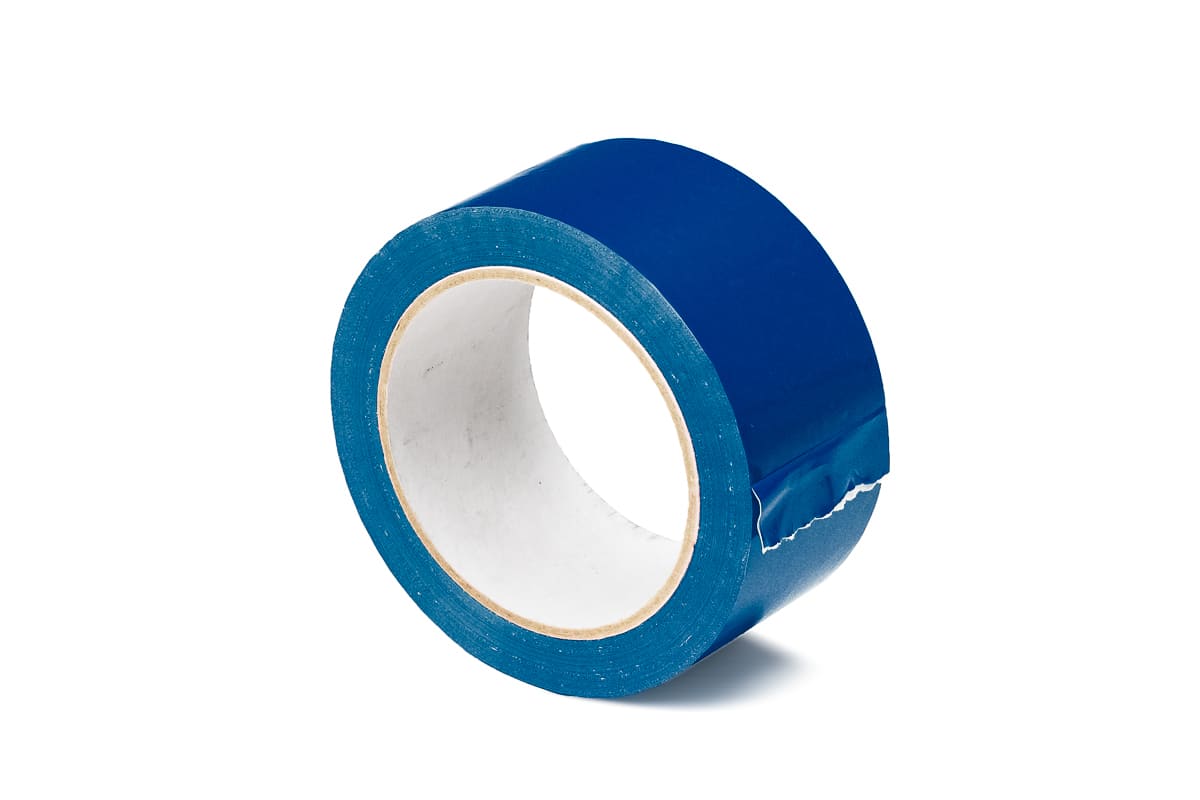 PVC tape blauw - 50mm x 66m