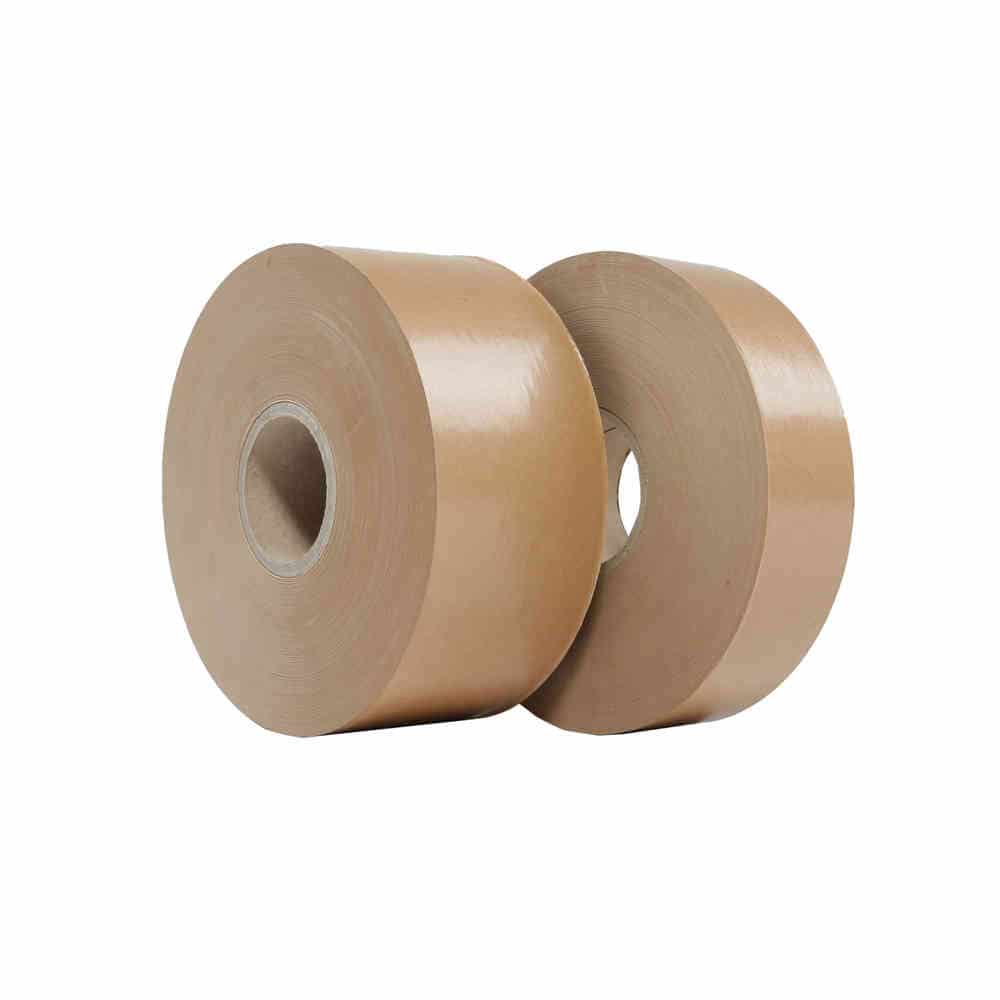 Papieren tape gegomd - 70mm x 150m - 70g/m2