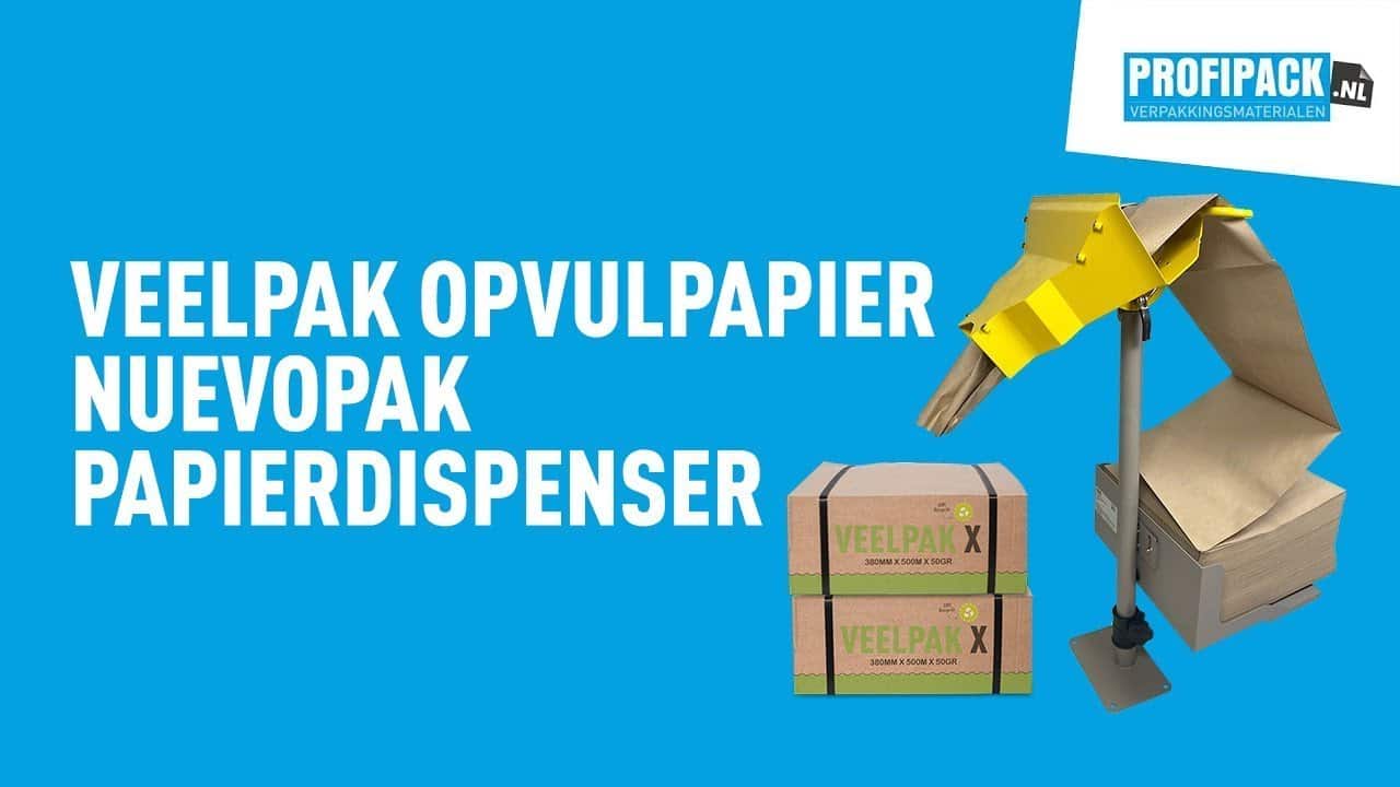 Veelpak X opvulpapier - 380mm x 500m x 50gr.