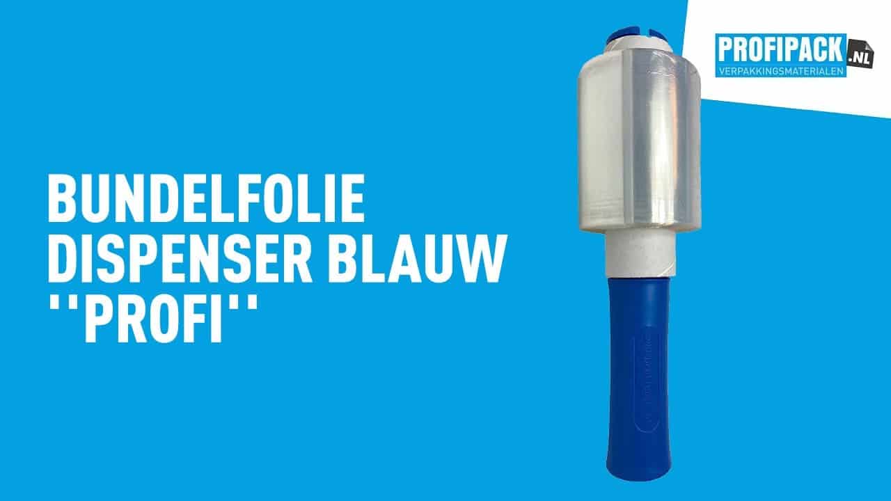 Bundelfoliedispenser blauw ''Profi''