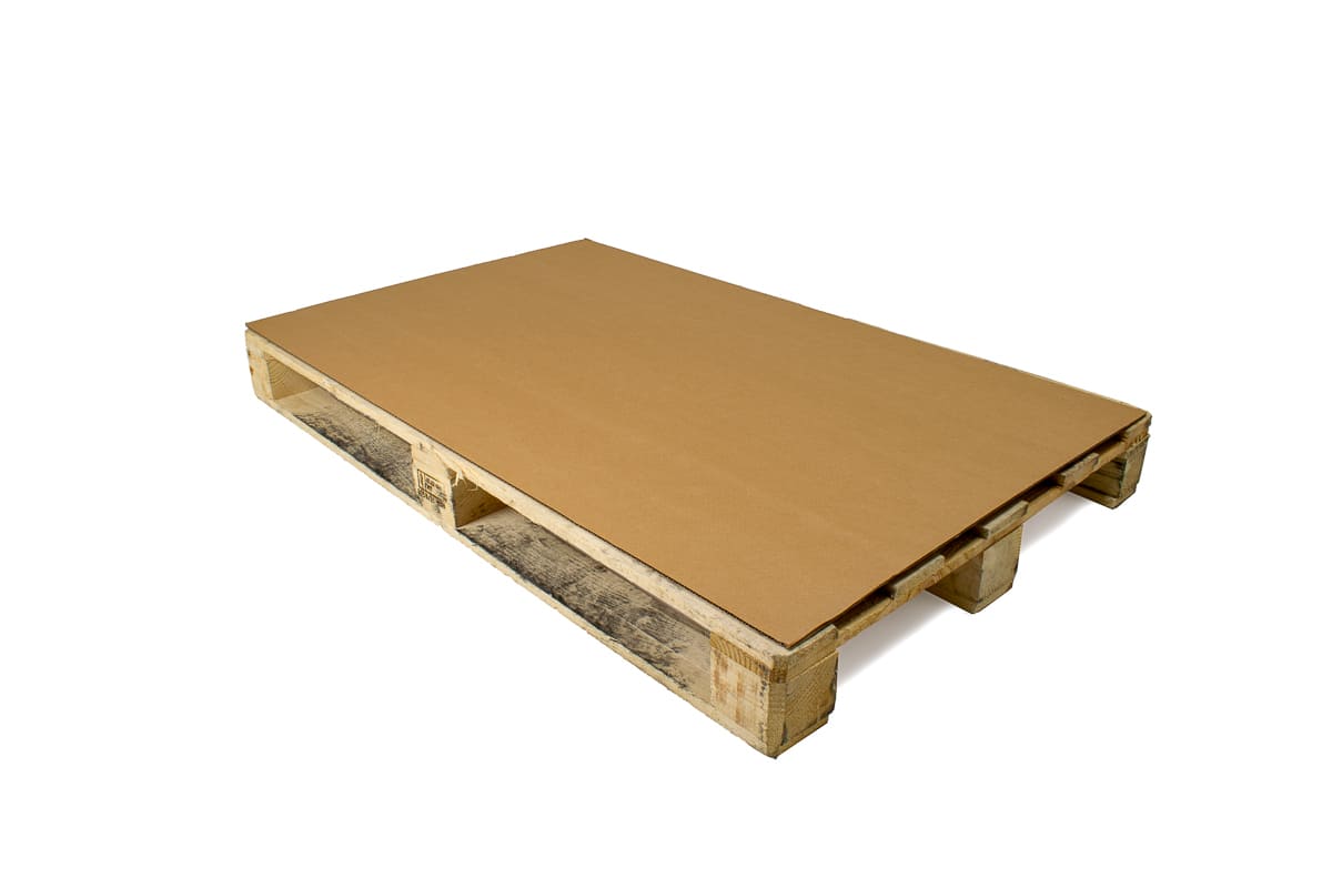 Kartonnen palletplaten BC-golf - 78 x 118cm x 7mm