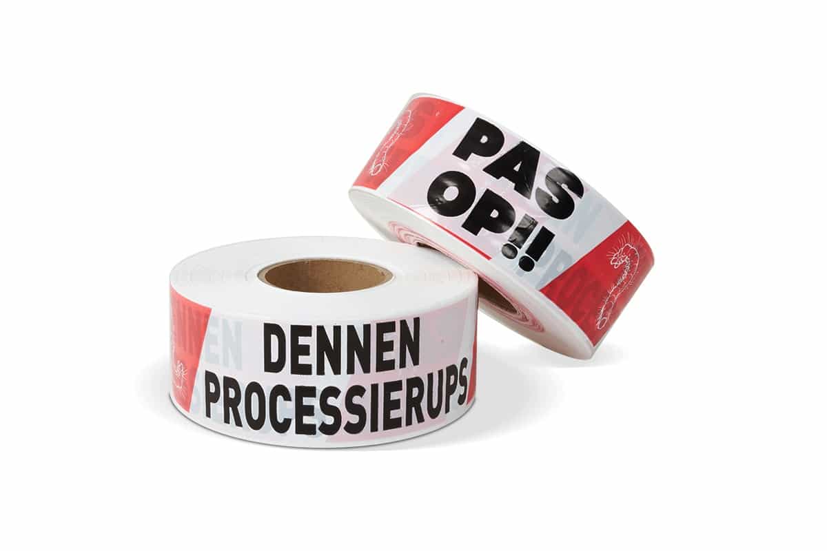 Afzetlint dennenprocessierups - 75mm x 500m