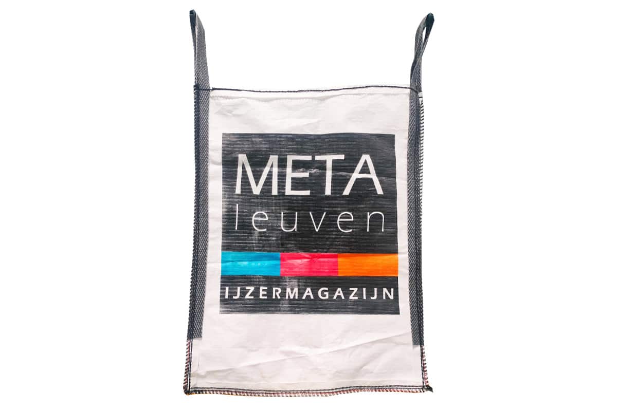 Bedrukte big bag met logo - 90 x 90 x 110 cm (1000 kg)