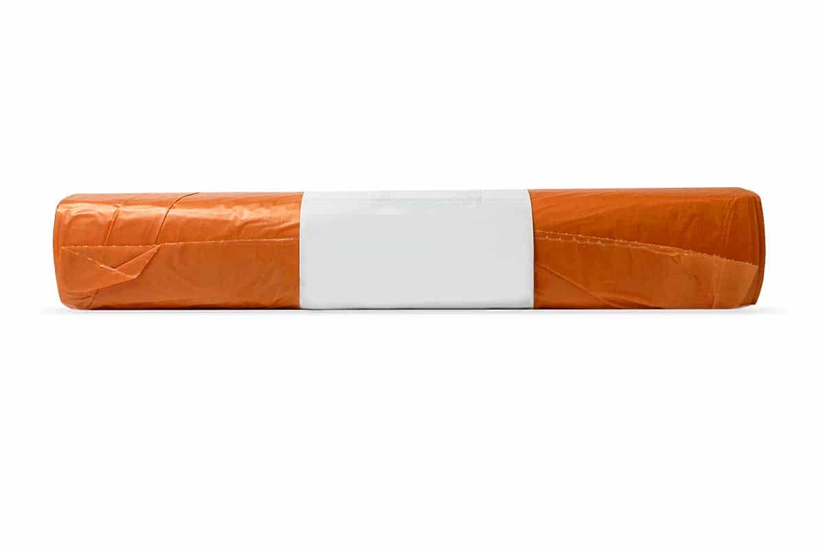 HDPE Afvalzakken oranje 70L - 58 x 100cm x 20my (20 st)