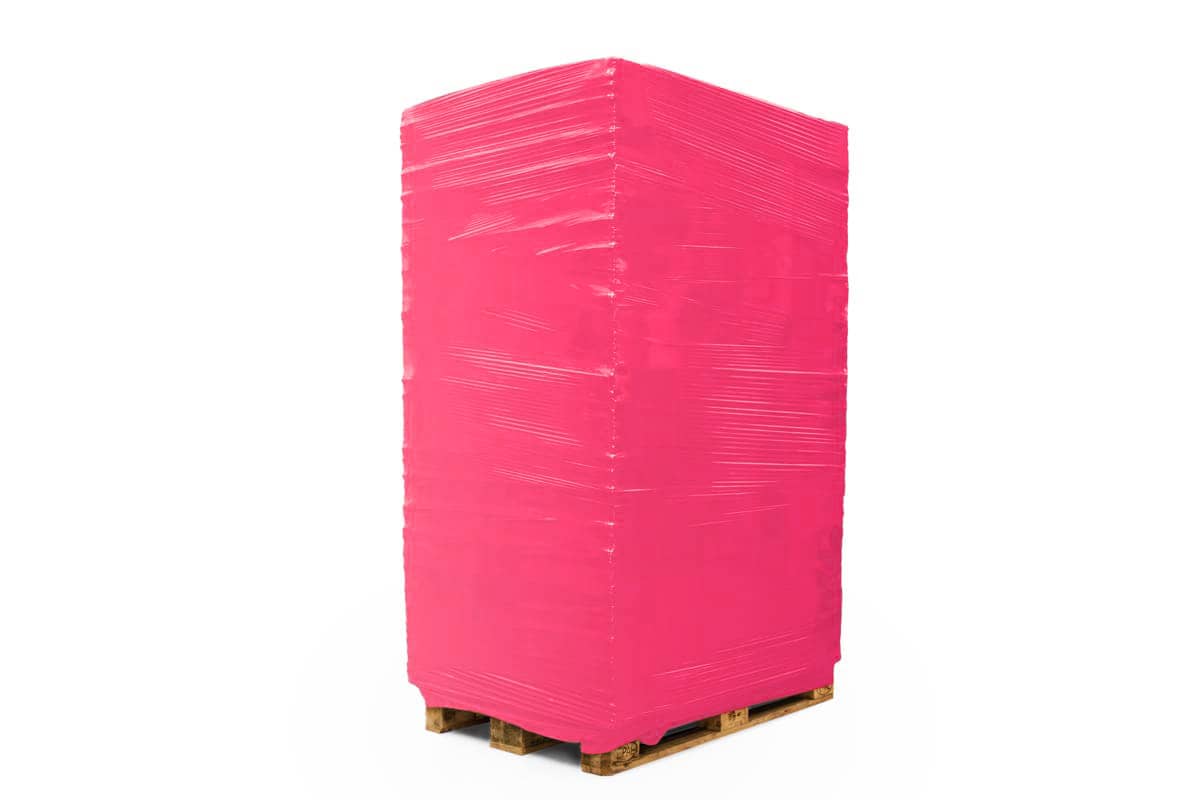 Handwikkelfolie roze - 50cm x 300m x 20my