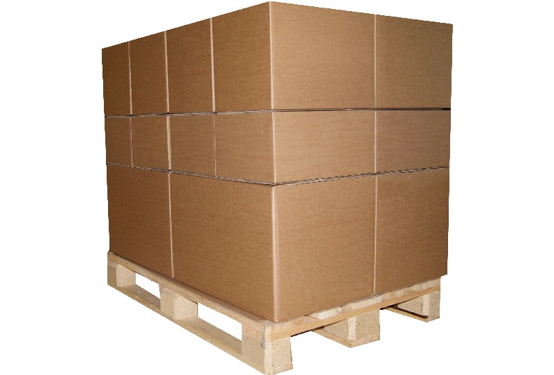 Kartonnen palletplaten BLOK golfkarton - 95 x 115cm x 3mm