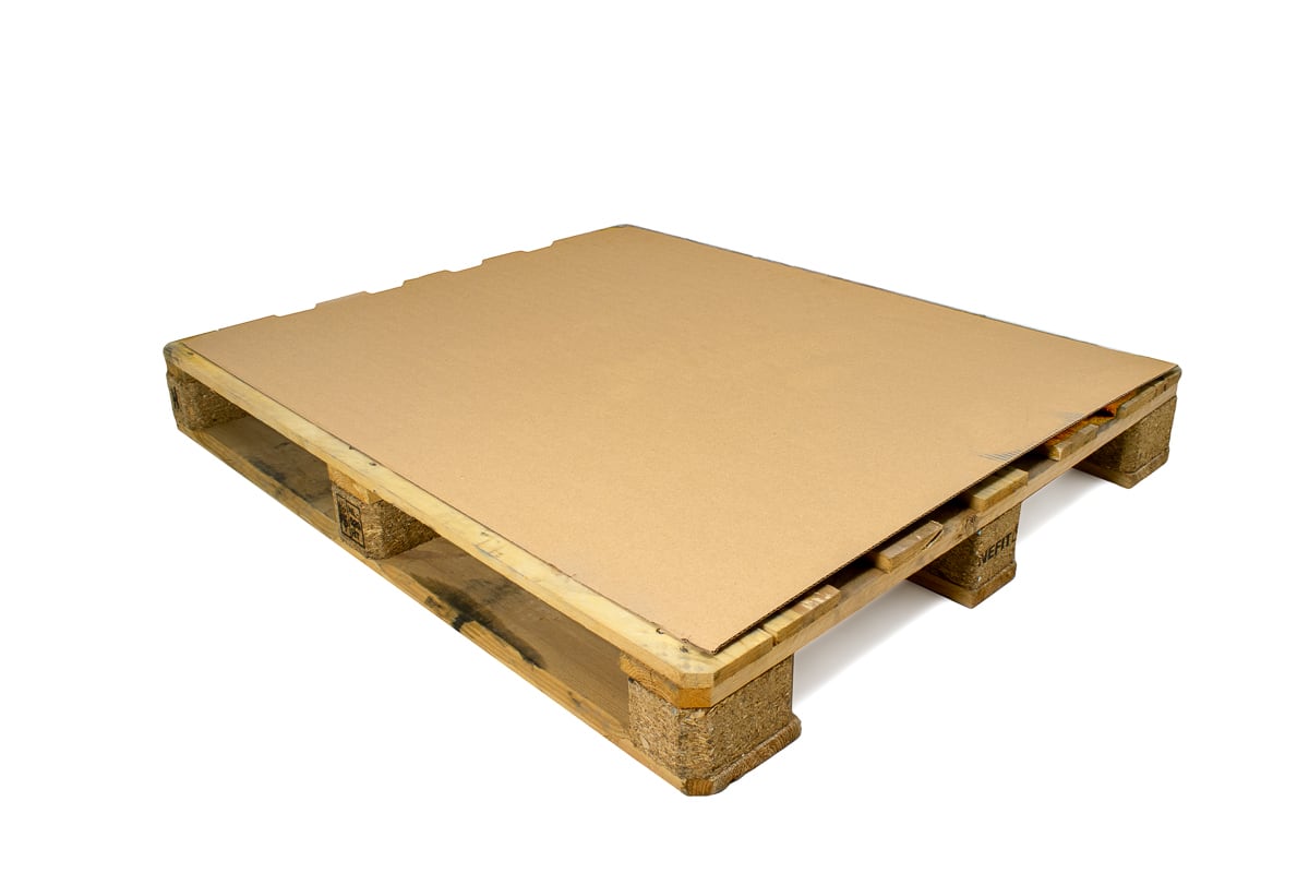 Kartonnen palletplaten BLOK golfkarton - 95 x 115cm x 3mm