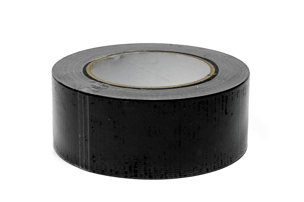 Duct tape grijs - 75mm x 50m zwart, 48.0000 millimeter