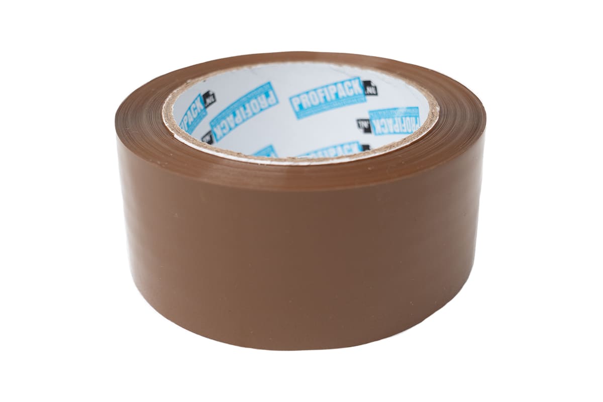 High Tack tape bruin - 48mm x 66m